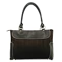Ladies Business Suede Computer Tote - Brown