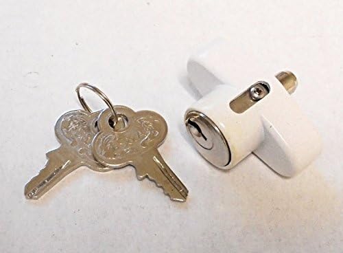 PUSH BUTTON LOCK (WHITE)