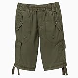 Boys' Mossimo Poplin Elastic-Waist Shorts - Bootcamp Olive