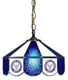Navy 14 Stained Glass Swag Hanging Lamp