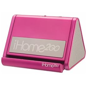 iHome iHM3P4 Portable Speaker System for iPod and MP3 Players (Pink)