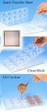 Magnetic Chocolate Mold 2 pc. Square 3/4 x 0.5 High, 28 Cavities