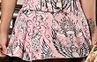 Folter Clothing TOUGH COOKIE SKIRT in Pink Tattoo Flash Print Folter Clothing TOUGH COOKIE SKIRT in Pink Tattoo Flash Print