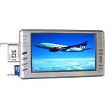 Electronics : Feastronics 7" Portable Digital Media Player / Recorder with built in dual analog and digital freeview TV tuners, 40GB Interchangeable HD