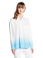 Marc Cain Blusa (Blanco / Azul Claro)