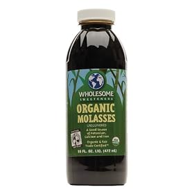 Wholesomes Sweetners - Organic Molasses, 16 oz liquid