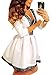 FANCYINN Women Deep V-neck Lace Patchwork Skater Mini Cocktail Dress