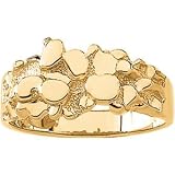 10K Yellow Gold Men's Nugget Mounting