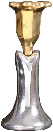 Brass Candleholder - Tulip Flower