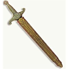 Ritter Plastik Schwert Ritterschwert mit Schwertscheide ca 50cm lang