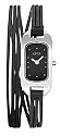 Opex - X0391LD2 - Ballerine - Montre Femme - Quartz Analogique - Cadran Noir - Bracelet Cuir Noir