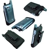 AUTHENTIC CELLET ELITE RUBBERIZED COATED SWIVEL BELT CLIP HOLSTER for PALM TREO 650, 700, 700p, 700w, 700wx - RETAIL PACKAGING