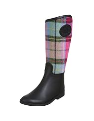 Chooka Womens Fab Plaid Riding Boot Fab Shoes