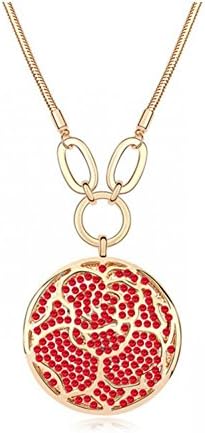 International style Austria style crystal sweater chain -- Rose GardenSk-4312