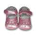 Infant Toddler Girl's Pink Metallic Leather Shoe