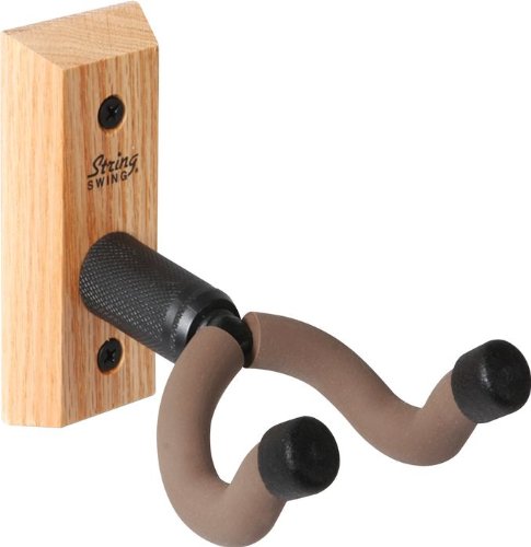 String Swing Hardwood Home & Studio Guitar Hanger (Shades May Vary) String Swing Hardwood Home & Studio Guitar Hanger (Shades May Vary)