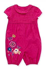 Autograph Pure Cotton Embroidered Floral & Butterfly Playsuit