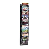Safco Model 10-Pocket Magazine Rack, Black Onyx (5579)