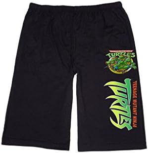 RBST Men's Teenage Mutant Ninja Turtles Lounge breeches Shorts Pants XL Black