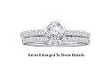 Stunning 2 Piece 14K. White Gold 3/4 Ctw Diamond Wedding Set For Her ** SPECIAL SALE **
