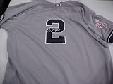 Derek Jeter Autographed New York Yankees Authentic Jersey - CAPTAIN