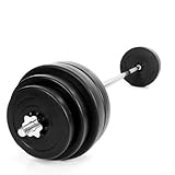 Kinetic Sports LDBS60 Barbell Set 60 kg (4 x 10 kg, 2 x 5 kg, 2 x 2 kg)