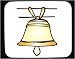 Mouse Pad with liberty bell, Pennsylvania, Philadelphia, historic, mettalic