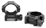 TMS 1inch 1 See Thru Weaver Medium HT Scope Rings 7/8 TM