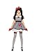 Leg Avenue Women's S Wind-me-up Dolly, Black/White, Small