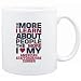 Mug White " THE MORE I LEARN ABOUT PEOPLE THE MORE I LOVE MY American Staffordshire Terrier " Dogs