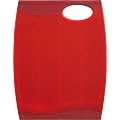 Trudeau Wave 12 by 16-Inch Reversible Cutting Board, Red Granite
