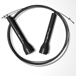 Jump Rope Cable, Best Jump Rope for Double Unders Especially Designed for Crossfit Speed Training - Adjustable Length Makes It the Perfect Speed Jump Rope for Both Adults and Kids, Great for Workouts and Exercise Routines - Digital Video & Manual Are Included with Your Purchase. Locking drawstring bag is included free with purchase. NO RISK LIFETIME WARRANTY OF QUALITY AND SERVICE