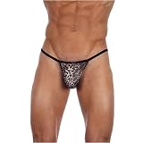 Serengeti Pouch leopard print men’s G-String underwear by Gregg Homme size large