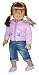 Lavender Hoodie and Distressed Denim Capri Pants. Fits 18