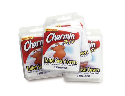 CHARMIN TO GO TOILET COVR TISS Size: 5