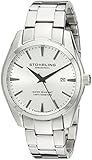 Stuhrling Original Men's 414.33112 Classic Ascot Prime Swiss Quartz Date Silver Dial Bracelet Watch