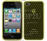 Soft Hard Rubber Gel Case Cover for iPhone 4G Yellow