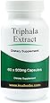 Real Herbs ●Triphala Extract Supplement ● 60 X 500mg Capsules - Stimulates Immune System, with Gastrointestinal Tract Cleansing