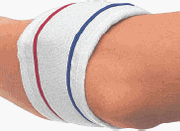 Tennis Elbow Strap, One Size Fits Most - White