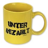 Eigenschaften - / UNTER BEZAHLT - Tasse / Glas / Schale