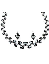 Manmade Opal Black Whiterock Midnight Sky Link HS32940