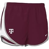 Nike Texas A&M Aggies Maroon Ladies Tempo Shorts