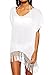 POSESHE Women's Swimwear Knitted Crochet Tunic Cover up/Beach Dress