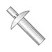 1/4" x 3/32" Brazier Head Drive Pin Rivets/All Aluminum (Carton: 1,000 pcs)