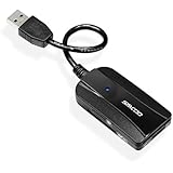 Saicoo USB 3.0 4 Slots 11 in 1 Digital Memory Card Reader / Writer, with a 13CM Flexible USB Cord and dual SD and Micro SD slots for SDXC, UHS-I SD, SDHC, SD, Micro SDXC, Micro SDHC, Micro SD, MMC