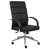 CaressoftPlus High Back Executive Chair Color: Black