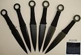 Naruto Kunai Anime 6-pc Throwing Knife Set with Pouch