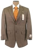 Joe Joseph Abboud Mens 2 Button Brown Wool Sport Coat / Blazer / Jacket - Size 42S