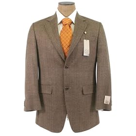 Joe Joseph Abboud Mens 2 Button Brown Wool Sport Coat Blazer Jacket - Size 36S by Joseph Abboud