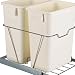 Kitchen & Housewares : Cabinet Double Trash Can Sliding Organizer (19H - 8 Gal) by Whitney Design